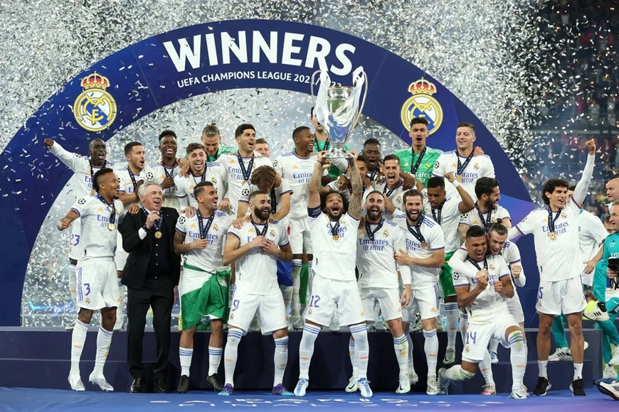 Real Madrid CLB đoạt nhiều danh hiệu vô địch bóng đá C1 nhất lên tới 14 lần 